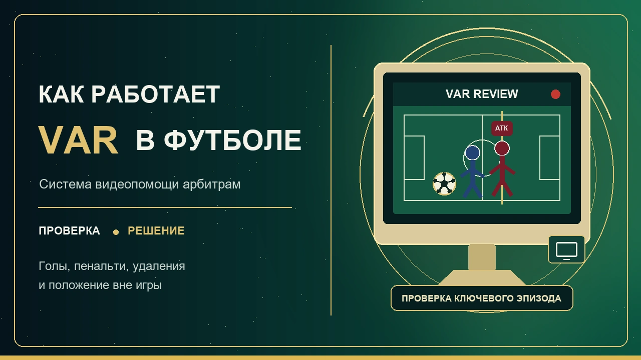 VAR в футболе: как работает система видеопомощи судьям